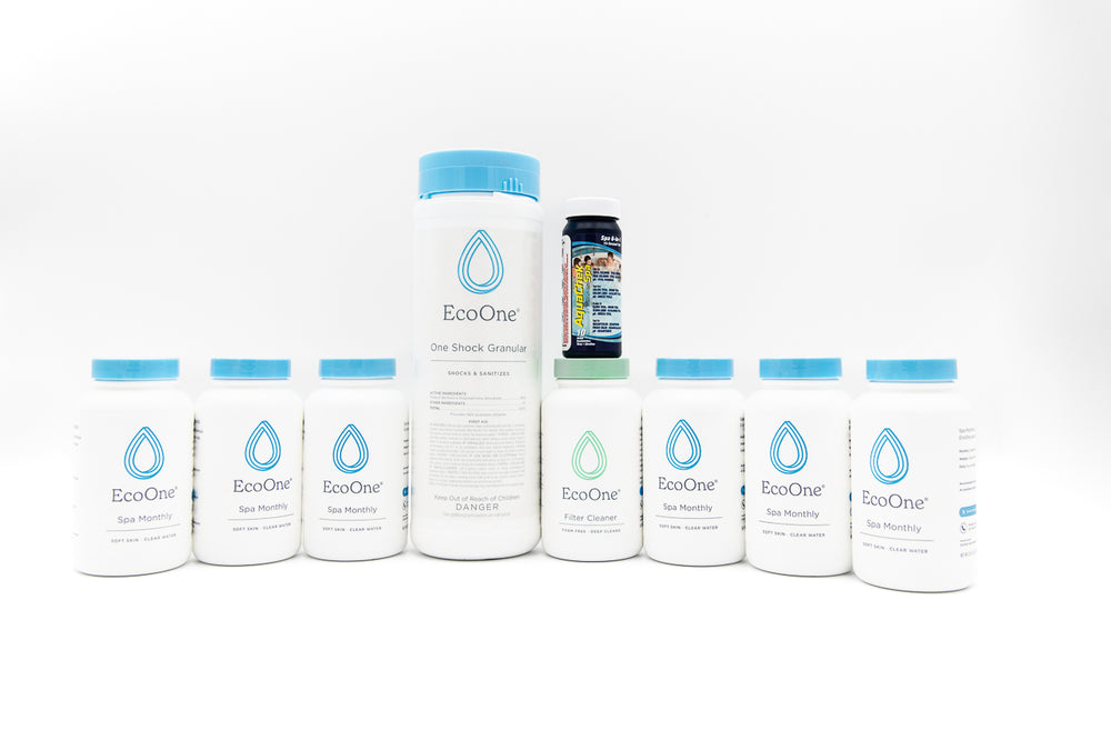 EcoOne Spa Monthly Treatment - Natural Hot Tub Cleaner & Conditioner